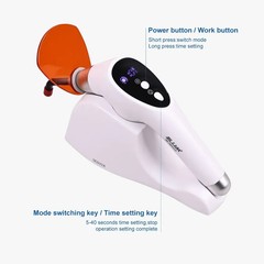 Dental Curing Light Wireless Cordless LED Curable Resin 5W Photopolymerizer Lamp
