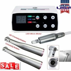 Dental Brushless LED Electric Micro Motor 1:5 Increasing Handpiece For NSK Style