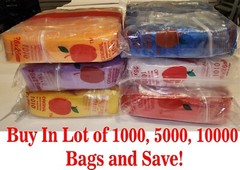 Apple 1010 1″x1″ Plastic Bags Baggies Jewelry Ziplock Zipper Stamp Bags lot