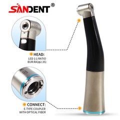 1-5*NSK Style Dental Fiber Optic 1:1 Contra Angle Handpiece Inner Push E-Type ty