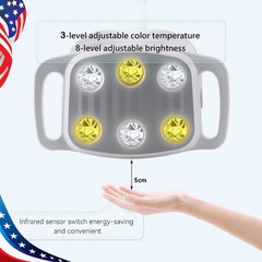 6 LED Dental Oral Light Operating Lamp Induction For Dental Unit Chair Tool