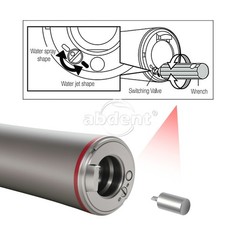AbDent Dental 45° Contra Angle LED Optic 1:4.2 Handpiece Quattro Spray AT