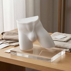 Men’s Underwear Display Form Molded Male Lower-Torso Mannequin Smooth