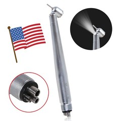 NEW Fit Dental 45° Angle/Big Head Light E-generator Fiber Optic Handpiece TXX