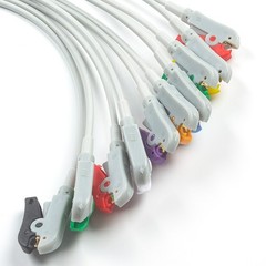 Banana 4.0mm to Clip Adapters AHA 30cm 0.98Feet 10pcs Per Bag