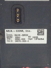 Macom P5100 Two Way Portable Radio w/ Single Charger Cradle, WORKING FREE SHIP