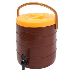 6.6 Gallon (25L) Insulated Beverage Dispenser Brown For Hot & Cold Drinks