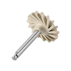 Dental Zirconia Ceramic Polishing Wheel Kit RA 2.35mm Rubber with Diamond Burs