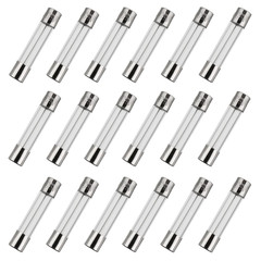 6x30mm 2 A 2 amp 250 V 0.24×1.18 Inch Volt F2AL250V Fast-Blow Glass Fuses(Pack o