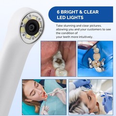 Dental HD 720P Intraoral Camera USB Type Imaging Intra Oral Endoscope 6 LEDS
