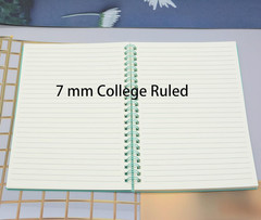 Spiral Notebook, 4 Pcs 8.3 Inch X 5.9 Inch A5 Thick Plastic Hardcover 7Mm Colleg