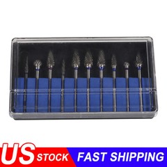 1-5 Packs Dental Lab Carbide Cutter Burs Kit Carbide Polishing Drills HP 2.35mm