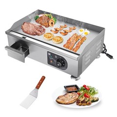 3000W 22″ Electric Griddle Countertop Commercial Flat Top BBQ Grill Closeout
