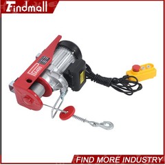Findmall Mini Electric Hoist PA400 880lbs 14ft/4.2m Wired Remote Control 980W