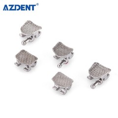 100 Packs AZDENT Dental Orthodontic Bracket Braces Mini Roth 0.022 Hooks 3-4-5