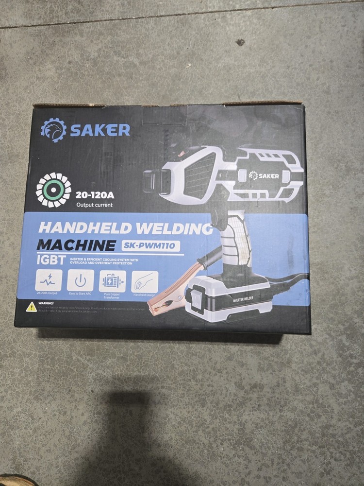 Saker Portable Electric Welding Machine,110V Portable Welder Handheld with IG
