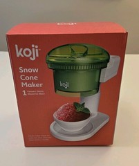 Koji Snow Cone Maker Ice Shaver NEW