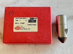 new KEO Cutters 1″ x 90° HSS Left Hand Spot & Center, Spotting Drill, EDP# 31006