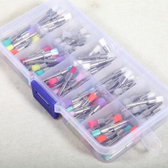 200-1000pcs Dental White&Color Nylon Latch Flat Polishing Polish Prophy Brush po
