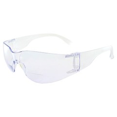 RIDER WRAP AROUND BIFOCAL SAFETY GLASSES 3.0x MAGNIFICATION CLEAR LENS