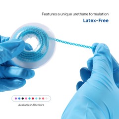 Dental Ortho Elastic Power Chain Rubber Bands Long/Short/Continuous 10 Colors