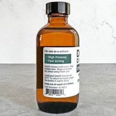 DMSO Liquid 99.99% Pharmaceutical Grade Dimethyl Sulfoxide – Glass Bottle 4 oz