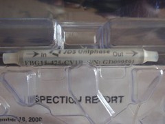 New JDSU FBG Fiber Bragg Grating Filter 50GHz Spacing Athermal Packaging Passive