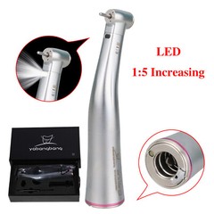 Dental 1:5 Electric (Fiber Optic LED) Contra Angle Handpiece fit NSK FG1.6mm A11