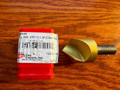 NEW KEO Cutters 53240, 1-1/4 100 degree HSS SF Countersink TIN COATED