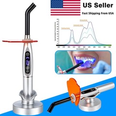 Dental LED Cure Curing Light Lamp 2000mw 5W Tool Resin Cure Cordless Wireless