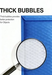#000 4×8 Blue Self Seal Poly Bubble Mailer Padded Envelope, 25,50,100,500.1000
