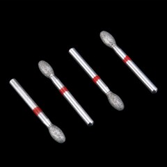 Dental Fine Grit Diamond Burs 379-023F Egg Football Shape for Cutting 10Pcs/PK