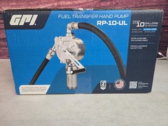 GPI RP-10-UL 10 Gallon Rotary Fluid Transfer Pump for Gasoline, Diesel & Oil