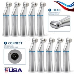NSK Style Dental Inner Water Spray Push Button Contra Angle Low Speed Handpiece