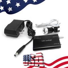 Portable Dental LED Head Light Lamp Rechargeable For Binocular Loupes Magnifier