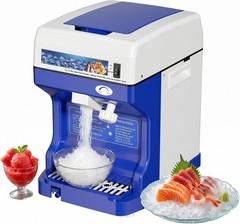 300LBS/H 500W Commercial Ice Shaver Electric Snow Cone Machine Ice Crusher US