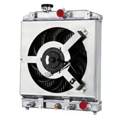 Aluminum Radiator Shroud Fan 92-00 Honda Civic D15D16 EKEG Del Sol Integra 1.6L