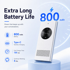 ENENCE PRO | Language Translator Device, Two Way Real-Time Voice Translation