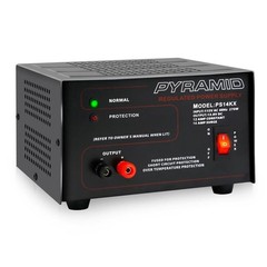 Universal Compact Bench Power Supply – 12 Amp Linear Regulated Home Lab BLACK