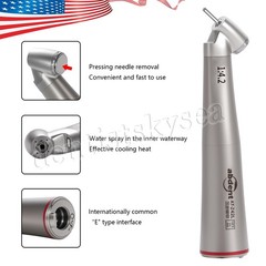 Abdent Dental 1:4.2 LED Fiber Optic Quattro Spray Contra Angle Handpiece