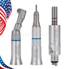 ASKEADNT Dental Slow Speed Handpiece Contra Angle/Straight Nosecone/Air Motor 4H