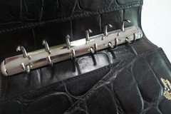 MULBERRY – POCKET BOOK AGENDA – MADE @ UK – BLACK CONGO LEATHER – NEW OLD STOCK