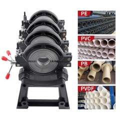 HDPE PP PE Butt Fusion Welding Machine Manual Piping Pipe Fusion Welder 4 Clamps