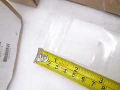 3000 Pack 2 Mil Clear Reclosable Poly Bags with White Block Zipper 2″x3″ 3935A