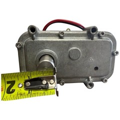 High Torque 12V DC Motor Low Speed 11RPM Gear Dual Output Shaft 1-025-050