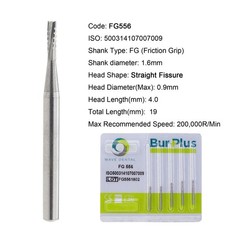 Wave Dental Surgical Burs 25mm Carbide Burs Friction Grip FG 19mm Round Pear 330