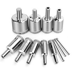 12 Pcs Diamond Drill Bits for Ceramic, 0.16 Inch – 1.18 Inch（4 mm – 30 mm）
