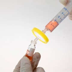 10-100pcs Nylon NY Membrane Syringe Filter 0.45μm 25mm Hydrophilic PP Prefilter