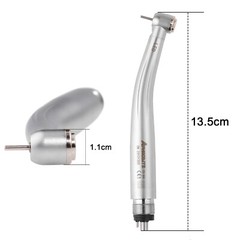 NSK Type Dental LED High Speed Handpiece Internal Triple Spray Push Button 4H CE