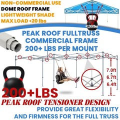 Tradesparker 10X10 Pop Up Canopy Tentcommercial Movable Canopy Apexcore